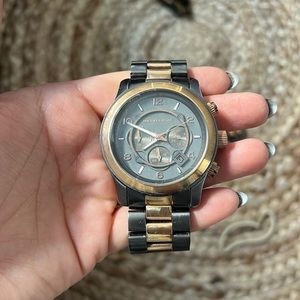 MK8189 Michael Kors Two-Tone Unisex Watch.